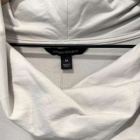 NWT Banana Republic Cowl-Neck Sweatshirt Selenite M - Picture 3 of 9